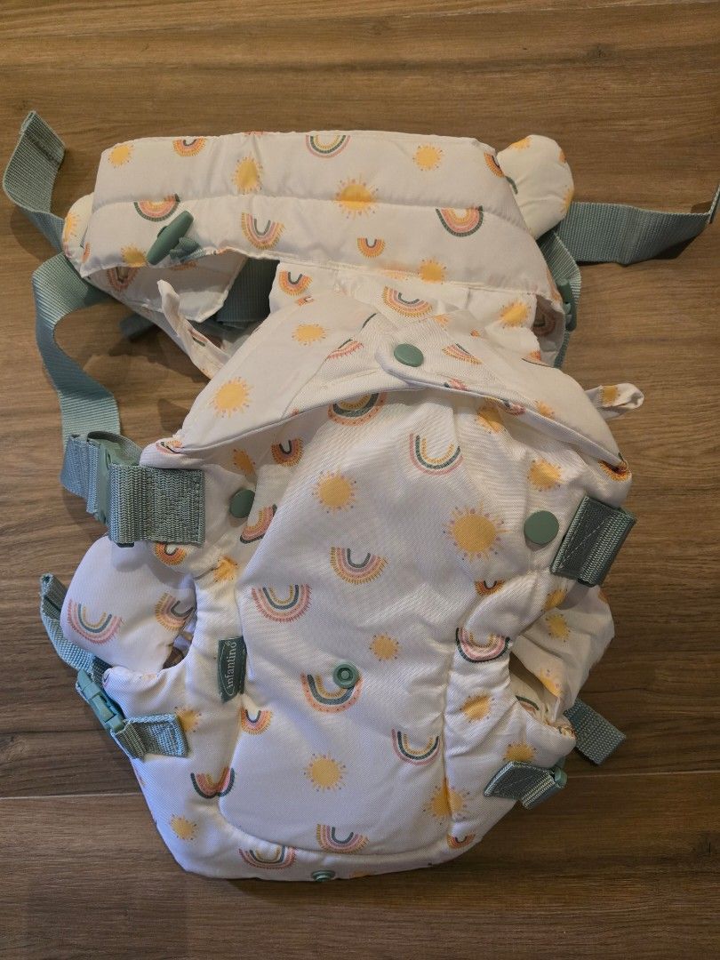 Infantino 4 in 1 carrier (Category: Carriers & Slings) located in Paranaque City. Submitted by preloveskae (Listing ID 1446173854, Image 2). Description: brandnew. unused no box. removed tag. plus shipping fee lalamove ready onhand 1500 php only baby company still selling it for 3,000 php.