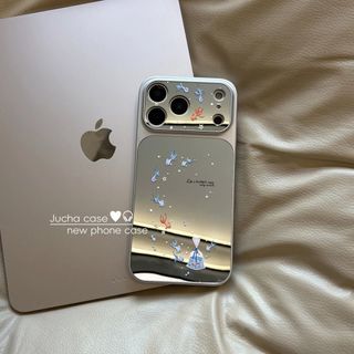 iPhone Case with Mirror Surface and Cute Fish Pattern506133642845235200