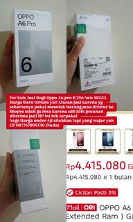 (Kategori: ) berada di . Dikirim oleh dootd_preloved (ID iklan 1446313407, Gambar 1). Deskripsi: .