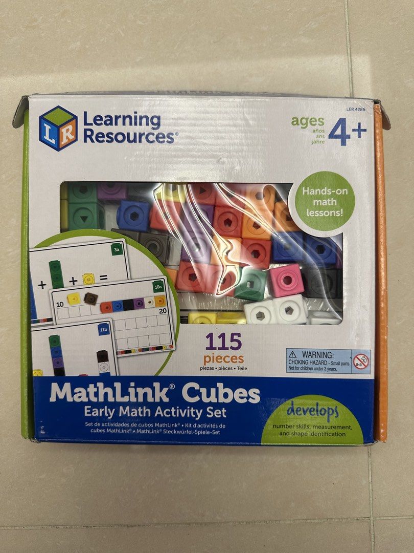 Learning resources- Mathlink cubes （分類：益智學習玩具）位於 Hong Kong。 由 elcleung 提交（商品編號 1446322079，圖片 1）。簡介： Learning resources- Mathlink cubes。