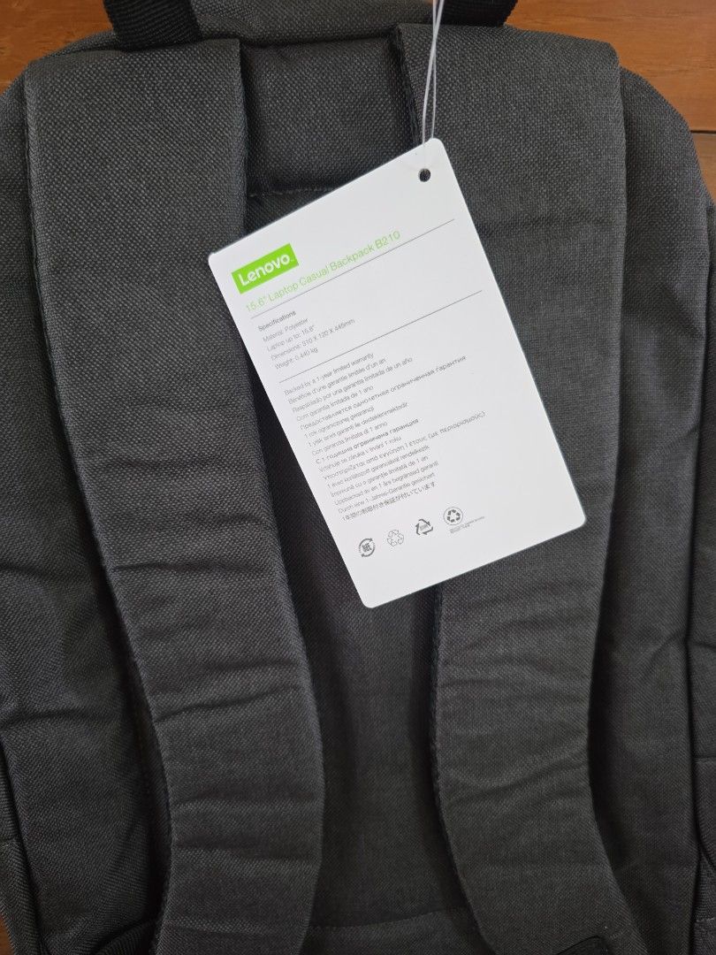 Lenovo Grey Backpack Bag493608964038348802