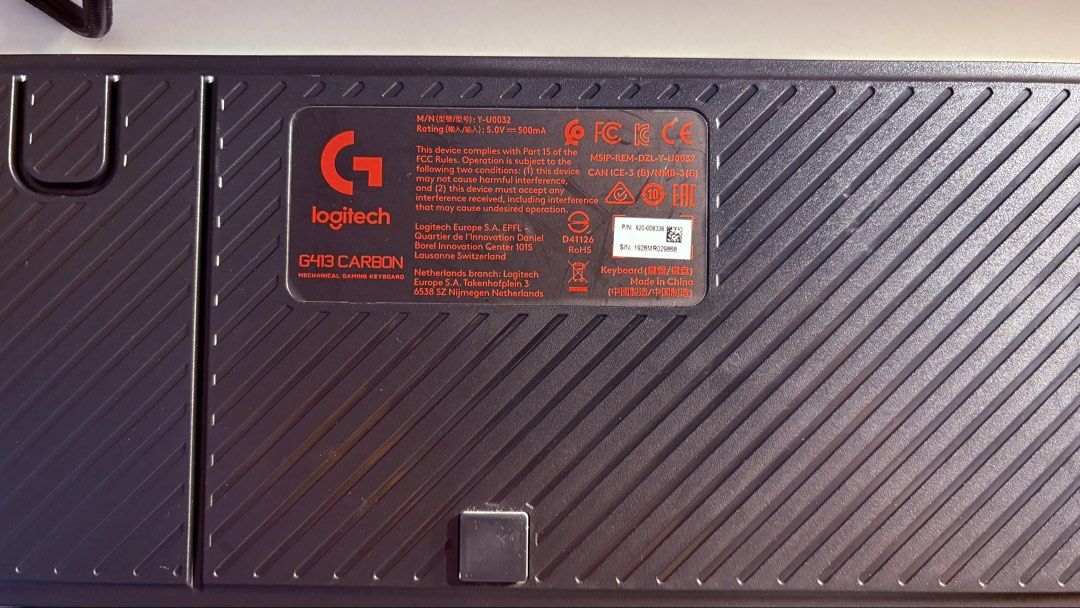 Logitech G413 CARBON Mechanical Gaming Keyboard493473162163671041
