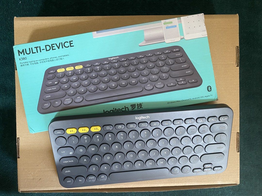 Logitech K380 Keyboard (Graphite) (Category: Computer Keyboard) located in Batangas. Submitted by patchiee080750 (Listing ID 1446236554, Image 3). Description: Logitech K380 Multi-Device Bluetooth Keyboard (Graphite) ✨ Less than a year old ✨ Rarely used ✨ Excellent condition ✨ Comes with original box and receipt ✨ Connects to up to 3 devices (Windows, Mac, iPad, iPhone, Android) 📌RFS: Decluttering. Works perfectly—I just don’t use it enough to j