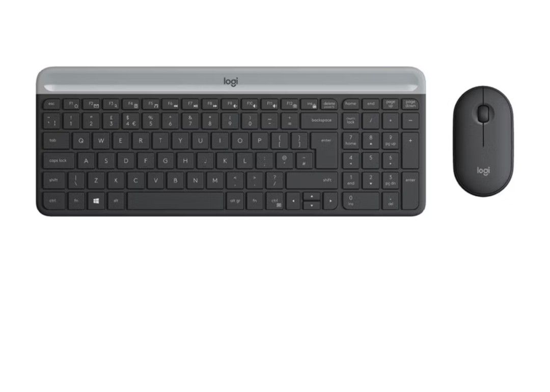 Logitech MK470 Slim Combo Keyboard and Mouse (Category: Computer Keyboard) located in Caloocan City. Submitted by _preloved_bb (Listing ID 1446209494, Image 1). Description: - Logitech MK470 Slim Combo - Wireless keyboard and mouse set - Compact and slim design - Ideal for home or office use - Tested and works well - Sold as a complete set.
