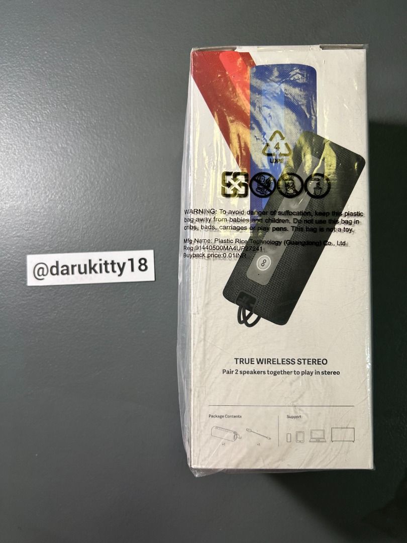 Mi Portable Bluetooth Speaker (16W) - Red (Category: Soundbars, Speakers & Amplifiers) located in Manila. Submitted by darukitty182 (Listing ID 1446297583, Image 3). Description: - 16W powerful sound output - True Wireless Stereo (TWS) capable - pair two for immersive stereo - Dual EQ modes for customized sound - Long-lasting 13 hours playtime - IPX7 waterproof rating for worry-free use - Built-in microphone for hands-free calls - Latest Bluetoot