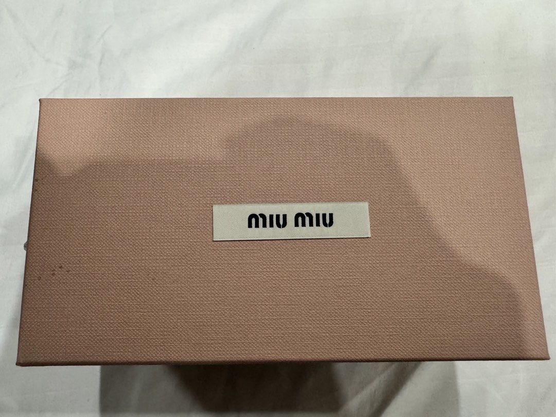 Miu Miu Aube Sunglasses (Category: Sunglasses & Eyewear) located in Paranaque City. Submitted by flooski (Listing ID 1446293585, Image 2). Description: -bought in Dubai -brand new, never worn -complete with box, receipt .