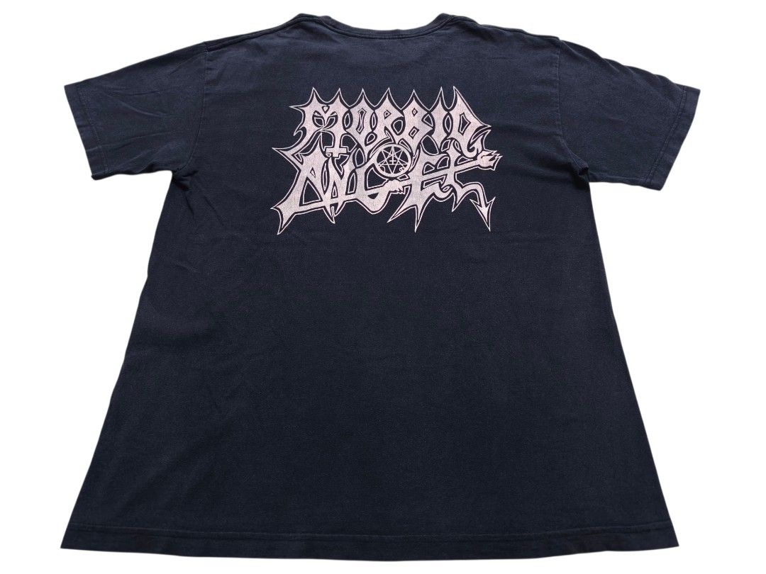 Morbid Angel (Category: Tshirts & Polo Shirts) located in Paka. Submitted by jual_beli_soul_my (Listing ID 1446278221, Image 2). Description: Pit 22.5 labuh 30.5 Condition 8/10 Detail rujuk gambar .