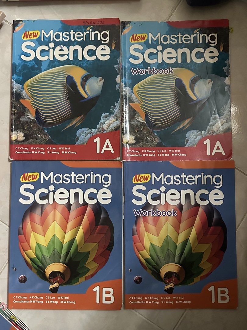 New Mastering Science 1A 1B 書連作業 Workbook （分類：教科書）位於 Hong Kong。 由 jccschan 提交（商品編號 1446256586，圖片 1）。簡介： $30/套 (書連作業) 女仔用，有書寫/Highlight 鰂魚涌地鐵站交收。
