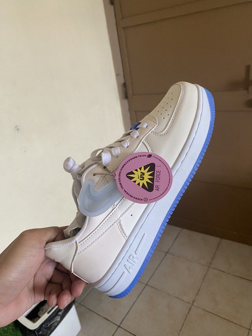 Nike Air Force 1 Low “UV Reactive” (Category: Sneakers) located in Manila. Submitted by its.mickey (Listing ID 1446337344, Image 3). Description: Brandnew with tags. Not sure if orig cause it’s just a gift to me last last year pa and nakatago lang🥲 Size 44 .