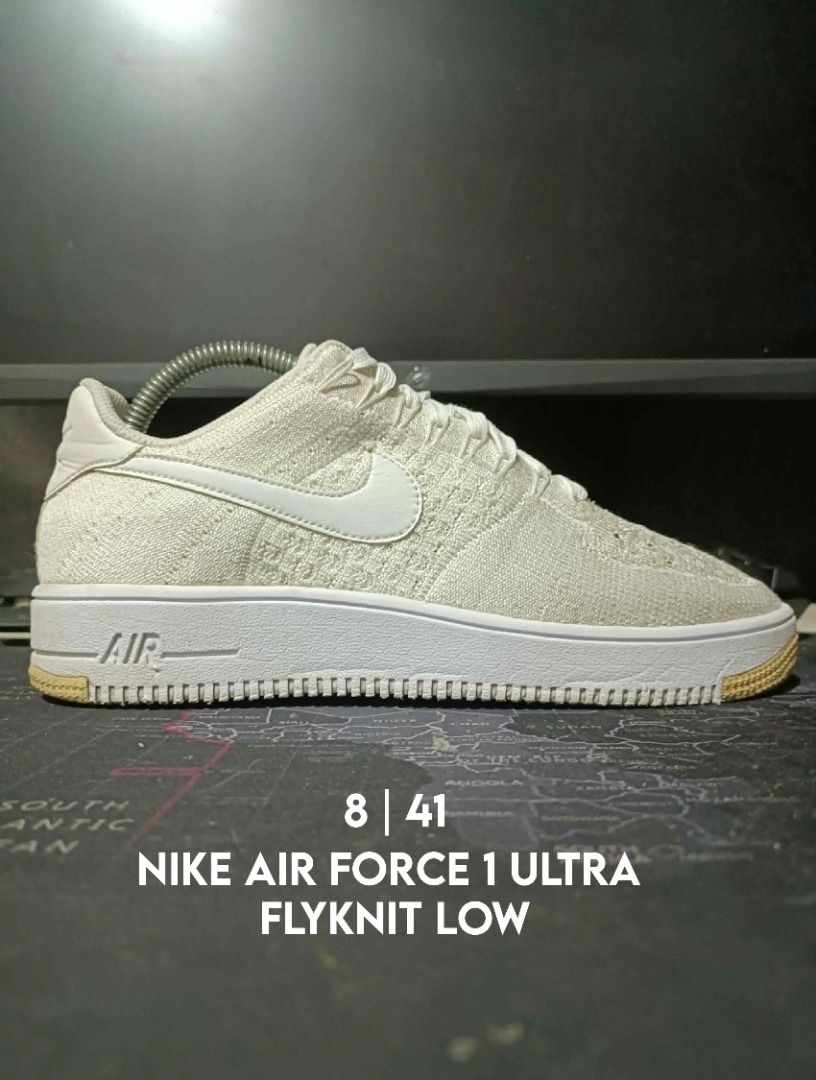 Nike Air Force 1 Ultra Flyknit Low (Category: Sneakers) located in Los Banos. Submitted by lemuel_02 (Listing ID 1446332528, Image 1). Description: Nike Air Force 1 Ultra Flyknit Low 8 | 41.