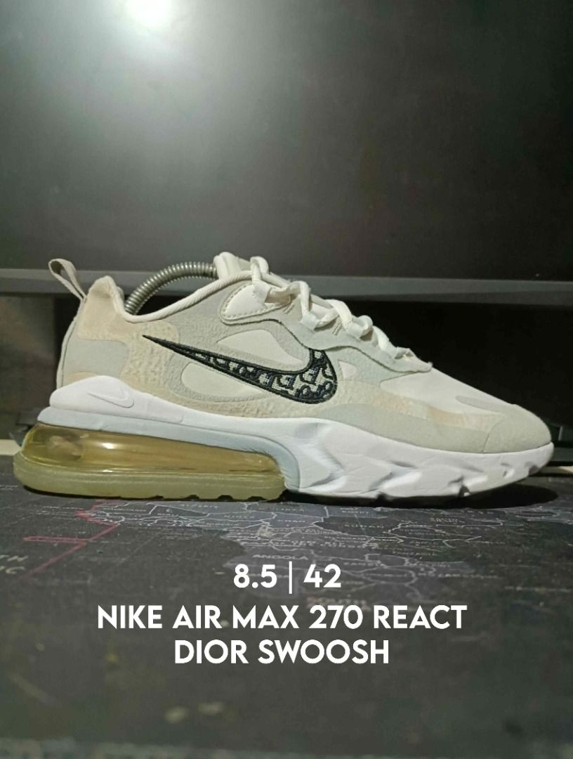 Nike Airmax 270 React Dior (Category: Sneakers) located in Los Banos. Submitted by lemuel_02 (Listing ID 1446328180, Image 1). Description: Nike Airmax 270 React Dior .