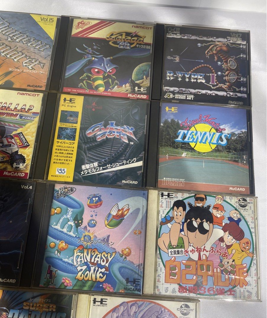 《大特價》PC engine 遊戲一大堆 （分類：其他）位於 Hong Kong。 由 edikei 提交（商品編號 1446205023，圖片 3）。簡介： 1. 全部不求質素，不夠質素，不求質素，沒有測試部份CD盒都可能有脫落，詳細狀況請自行看相片評估，如果對3Do 有興趣嘅話可以私下聯絡，因為封面問題唔夠膽放上利 2. 交收時請自備購物袋 3. 北角地鐵站交收。