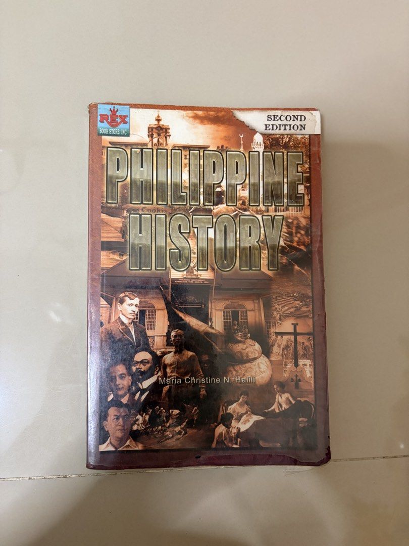 Philippine History (Halili, 2nd Edition) (Category: Textbooks) located in Mandaluyong City. Submitted by mattpal07 (Listing ID 1446254024, Image 1). Description: DETAILS: - Title: Philippine History, 2nd Edition - Author: Maria Christine N. Halili - Original Price: ₱400 - Excellent condition (almost new) MODE OF PAYMENT: E-wallet (GCash/ Maya) or Online Bank Transfer SHIPPING OPTION: Pickup/delivery via courier (J&T/Flash/GOGO Xpress) or online d