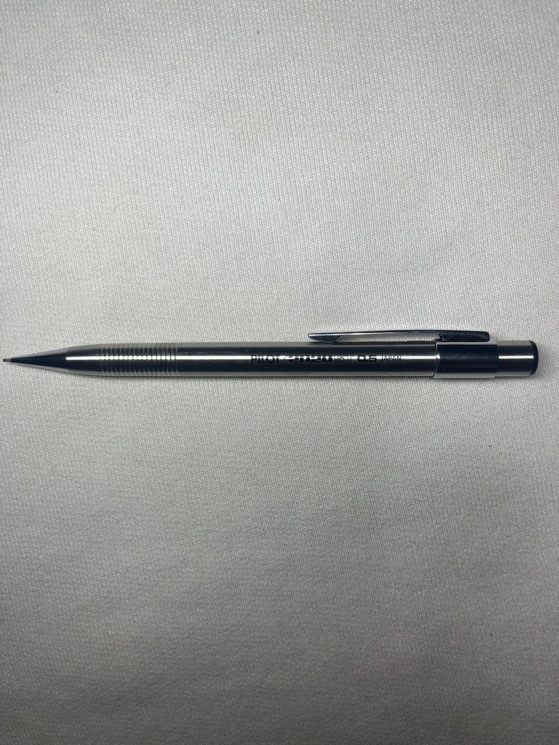 Pilot 2020 ST Stainless Steel Shaker (Category: Stationery & School Supplies) located in Manila. Submitted by markyalung08297 (Listing ID 1446186821, Image 2). Description: NEGOTIABLE Up for sale is a highly sought-after, premium investment-grade Vintage Pilot 2020 Shaker Mechanical Pencil (0.5mm) featuring the iconic all-metal brushed stainless steel body (referred to by collectors as the “Silica” variant). Made in Japan during the golden era of