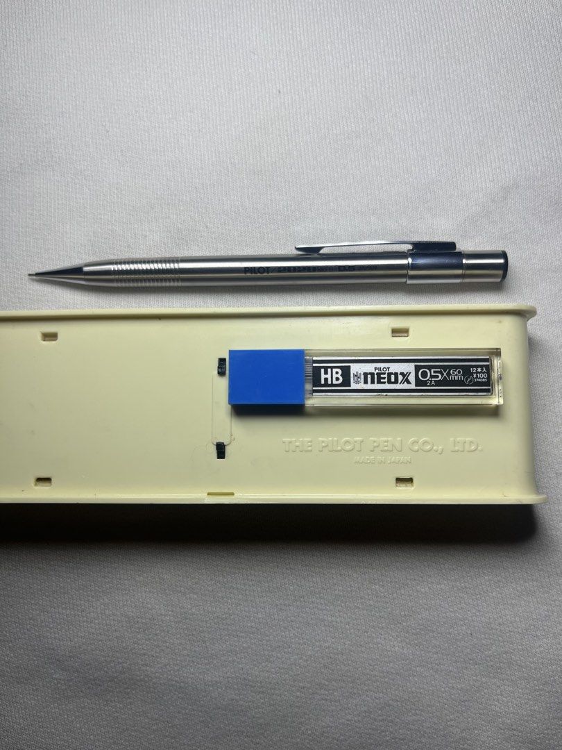 Pilot 2020 ST Stainless Steel Shaker (Category: Stationery & School Supplies) located in Manila. Submitted by markyalung08297 (Listing ID 1446186821, Image 3). Description: NEGOTIABLE Up for sale is a highly sought-after, premium investment-grade Vintage Pilot 2020 Shaker Mechanical Pencil (0.5mm) featuring the iconic all-metal brushed stainless steel body (referred to by collectors as the “Silica” variant). Made in Japan during the golden era of