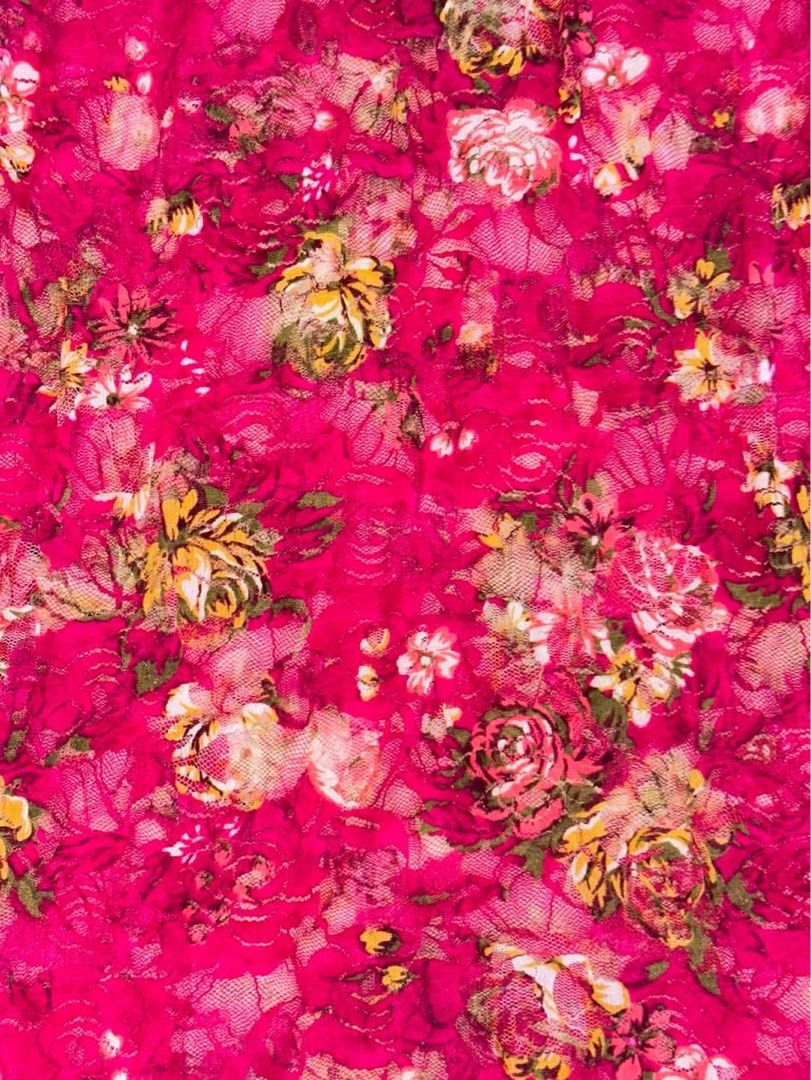 pink floral lace 3/4 top (Category: Blouses) located in Las Pinas. Submitted by cccurations (Listing ID 1446304653, Image 2). Description: 🔖 pink floral lace 3/4 top 🪡 brand: wallflower 🪡 size on tag: L 🪡 length: 27” 🪡 shoulder to pit: 8.5” 🪡 pit to cuff: 7” 🪡 bust: 32” 🪡 see through! 🔖 ₱150 🔖 comment “mine” to get the item! 🔖 comment “next” if you’re willing to get the item when the first miner failed to send their order form or settl