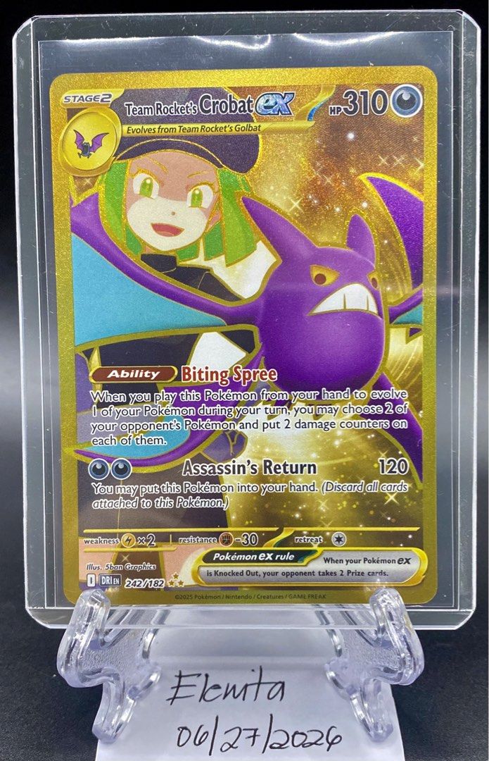 Pokemon TCG Sale! (Category: Raw Singles) located in Angeles City. Submitted by lensongsong (Listing ID 1446165986, Image 1). Description: Cards never played NM 1. Team Rocket's Crobat ex 242/182 - Php1050.00 2. Mega Abomasnow ex 036/132 - Php120.00 3. Mega Gardevoir ex 060/132 - Php120.00 4. Mega Charizard X ex 013/094 - Php360.00 5. Mega Lopunny ex 084/094 - Php120.00 add shipping .