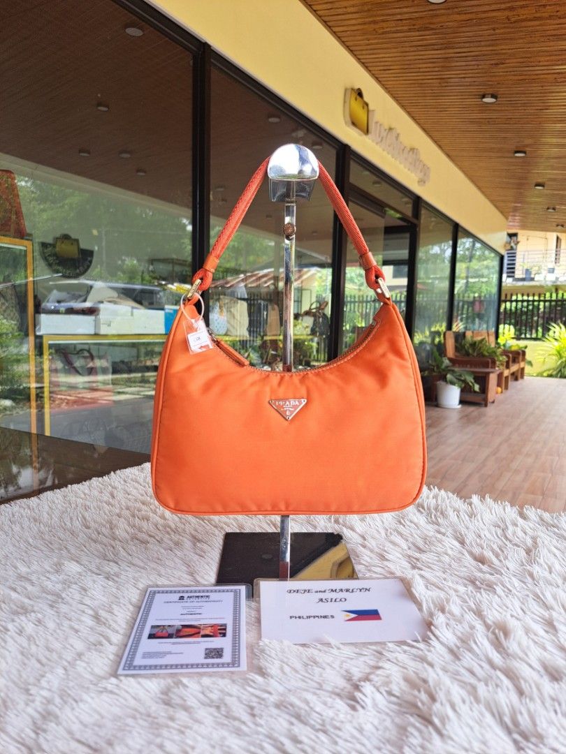 Prada Re-Edition Tessuto Mini Baguette Bag (Category: Luxury Bags & Wallets) located in Tagum. Submitted by luxestreetbags (Listing ID 1446320070, Image 1). Description: 💠💠💠 Authentic/Original 💠💠💠 Prada Re-Edition Tessuto Mini Baguette Bag, Pre-owned‼️‼️👜👜 Inclusions: ✅️ COA ✅️ Paypal fee/deduction ➕️ shipping fee depends on the country through DHL. Tariff is excluded. Please check your recent address if the same in your paypal address it