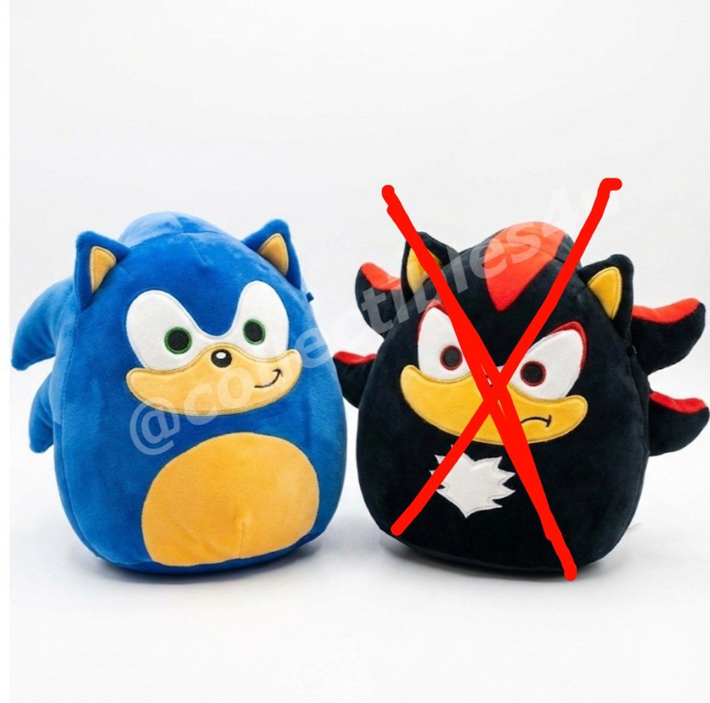 Pre order plush Sonic and Shadow Squish-mallow authentic (Category: Plushies & Soft Toys) located in Taguig. Submitted by Collectibles4u (Listing ID 1412920175, Image 1). Description: Once purchase is made, I’ll get it from my storage house for about 1-2 weeks most likely less and will be delivered to your address. Items without pre-order will be shipped within 1-3 days. 500 EACH.