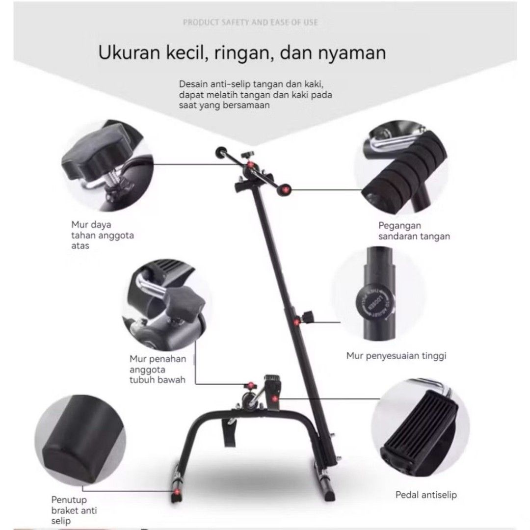 PRELOVED - SEPEDA STATUS TERAPI STROKE PENGAPURAN LUTUT (Kategori: Sepeda) berada di Jakarta Barat. Dikirim oleh beautynoonashop (ID iklan 1446231905, Gambar 3). Deskripsi: KONDISI MASIH SANGAT BAGUS, BISA CEK DI FOTO. BERAT & DIMENSI KENA 5KG SUBSIDI ONGKIR SAMPAI 50RB INFO PENGIRIMAN : JIKA JARAK DEKAT, AKAN DIKIRIM PAKAI OJEK. JIKA JARAK JAUH, SEPEDA AKAN DIBONGKAR DULU BEBERAPA BAGIAN, SUPAYA GA KENA DIMENSI ONGKIRNYA. alat latihan rehabilita