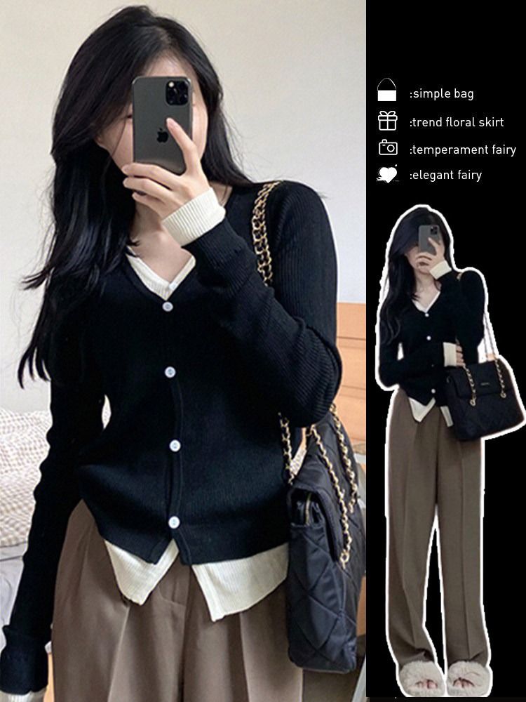 Preppy 2 in 1 Cardigan (Category: Coats, Jackets and Outerwear) located in Caloocan City. Submitted by tomclawset (Listing ID 1446263392, Image 1). Description: Best for Casual Outfits, Comfy fits or Coffee dates, specially for rainy season! .