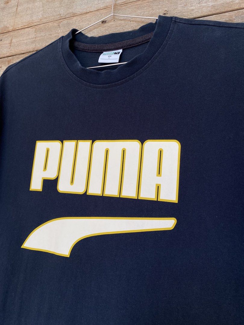 Puma Big Logo (Category: Tshirts & Polo Shirts ) located in Bayombong. Submitted by fliptique (Listing ID 1446272558, Image 2). Description: Puma Big Logo Tshirt Excellent Condition Size on tag : Large Dimes : 21.5”x29.5” Shoulder To Shoulder : 20.2” Sleeve Length : 9” Hem : 21.5” Color Rate : 9 Issue : ❌❌❌ 550 + sf Nueva Vizcaya Loc Hit a message if interested .