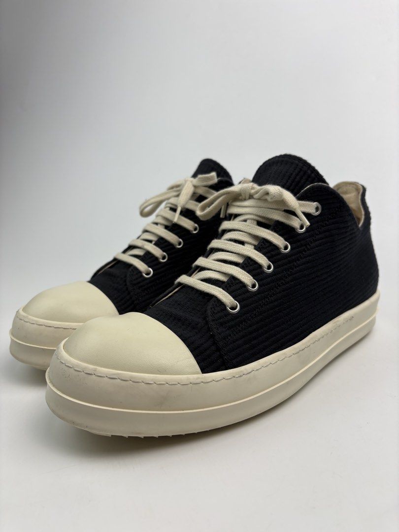 Rick Owens DRKSHDW Corduroy Ramones (Category: Sneakers) located in Cavite. Submitted by sc_rcity (Listing ID 1446286721, Image 3). Description: Tagged Size : 42 EU | 09 Men’s Authentic Like New Minimal sign of wear Made in Italy No Inclusion.