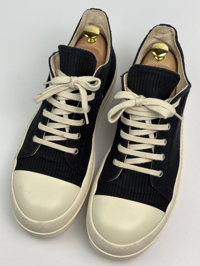 Rick Owens DRKSHDW Corduroy Ramones (Category: Sneakers) located in Cavite. Submitted by sc_rcity (Listing ID 1446286721, Image 2). Description: Tagged Size : 42 EU | 09 Men’s Authentic Like New Minimal sign of wear Made in Italy No Inclusion.