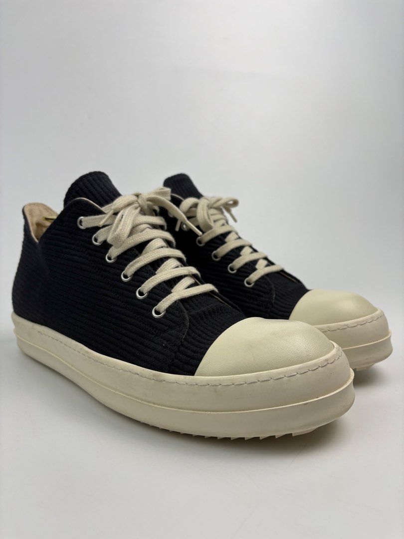 Rick Owens DRKSHDW Corduroy Ramones (Category: Sneakers) located in Cavite. Submitted by sc_rcity (Listing ID 1446286721, Image 1). Description: Tagged Size : 42 EU | 09 Men’s Authentic Like New Minimal sign of wear Made in Italy No Inclusion.