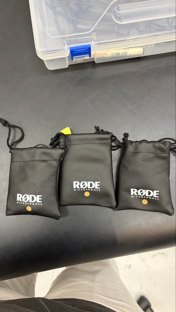 Rode Lavalier Microphones with Pouches
