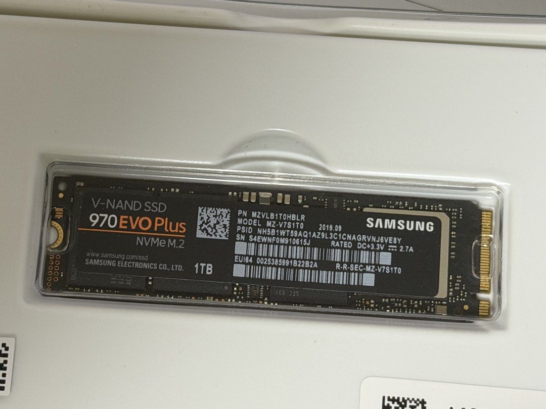 Samsung 970 EVO Plus 1TB NVMe M.2 SSD