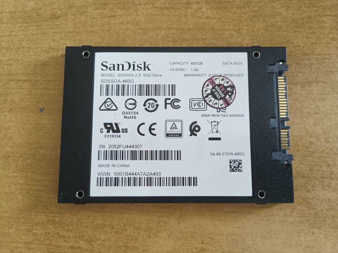 SanDisk 480GB 2.5" Internal SSD Plus493854929685073921