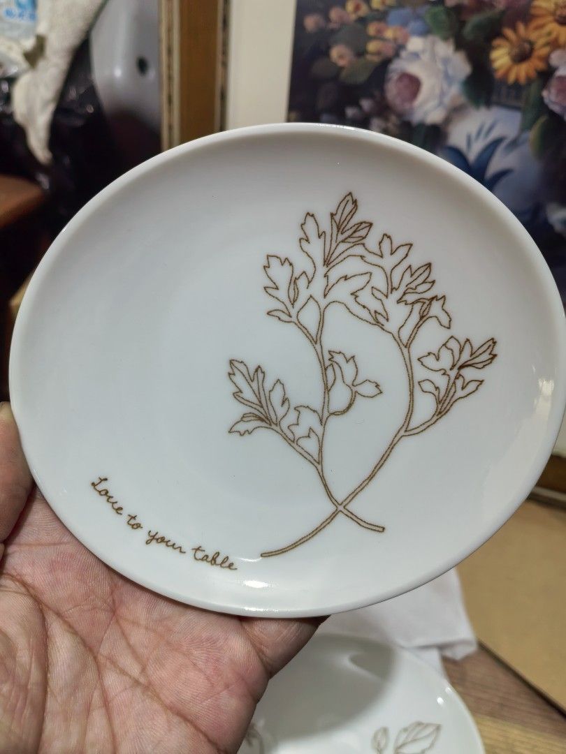 Saucer Pair - FANCL Novelty Collection (Category: Other Kitchenware & Tableware) located in Cebu City. Submitted by dudes_villanueva (Listing ID 1446317344, Image 2). Description: White Porcelain Plate FANCL 30th Anniversary "Love to your table" novelty collection. Brand New in Box 2 Suacer plates inside.