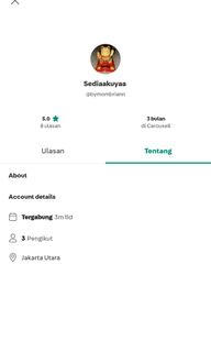 (Kategori: ) berada di . Dikirim oleh prelovedkuromiputri (ID iklan 1446294371, Gambar 1). Deskripsi: .