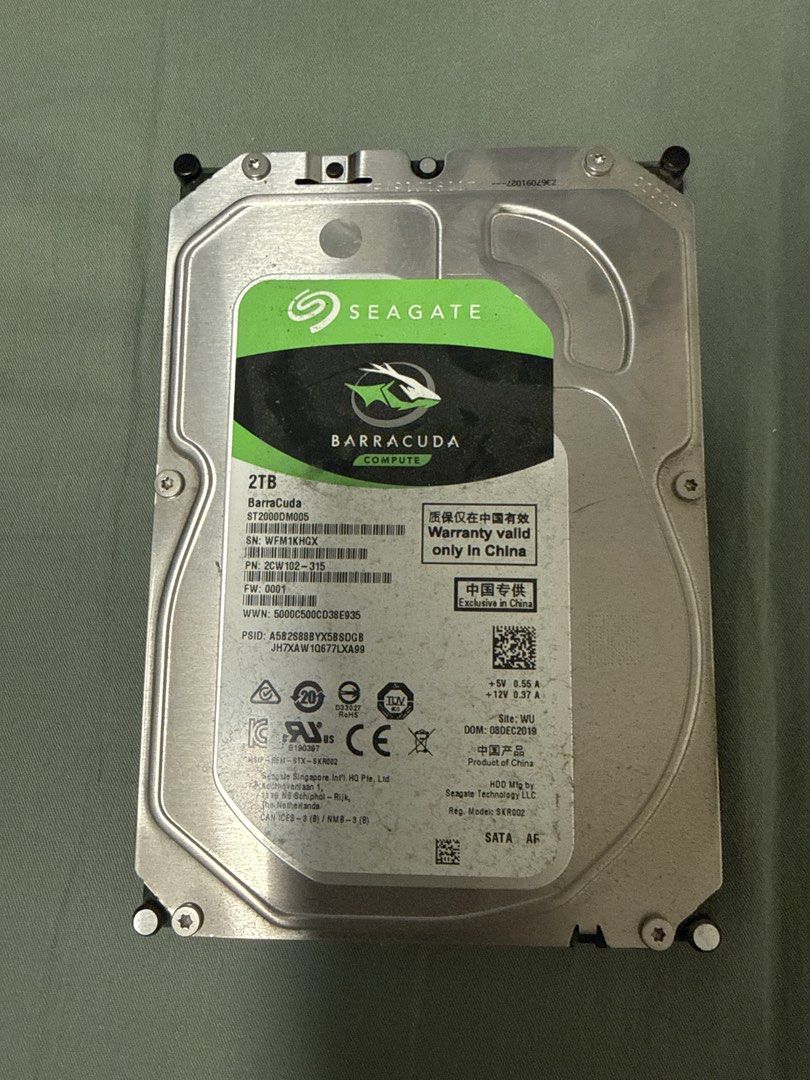 Seagate Barracuda Compute 2TB Internal Hard Drive
