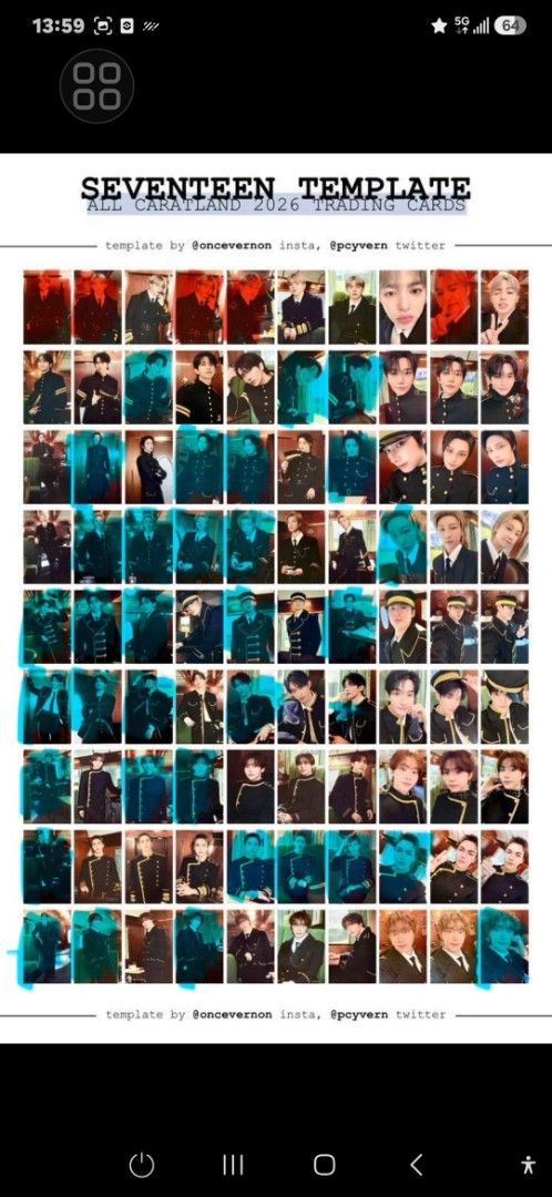 Seventeen Caratland carat land 小卡scoups coups, 玩具收藏品, 偶像