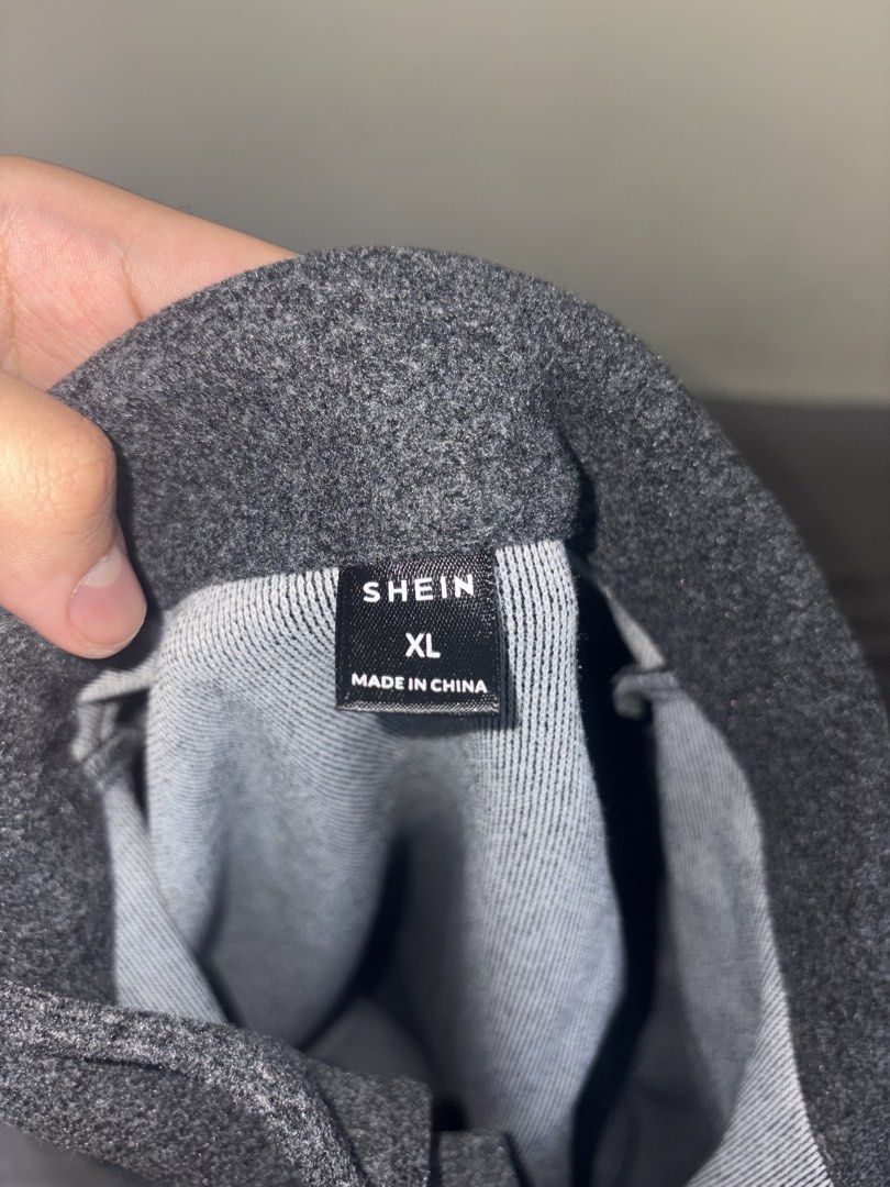 SHEIN Men's Grey Button-Up Jacket for sale!! (Category: Coats, Jackets and Outerwear) located in Makati City. Submitted by martt_ (Listing ID 1446265346, Image 2). Description: FOR SALE!! SHEIN Men’s Dark Grey Button-Up Jacket No dimes size XL 350 pesos ONLY WHAT YOU SEE IS WHAT YOU GET MOP: gcash/bpi MOD: lalamove PM IF INTERESTED!!!🫶✨.