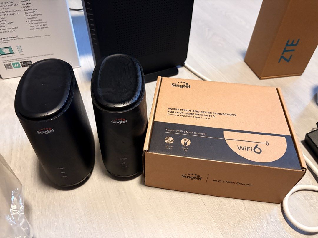 Singtel WiFi 6 Mesh Extender (2 Units)