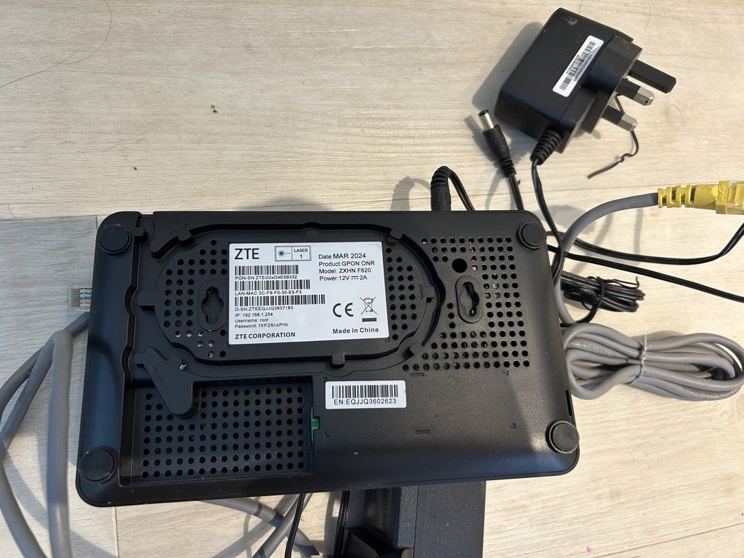 Singtel ZTE Optical Network Router493471668708331521