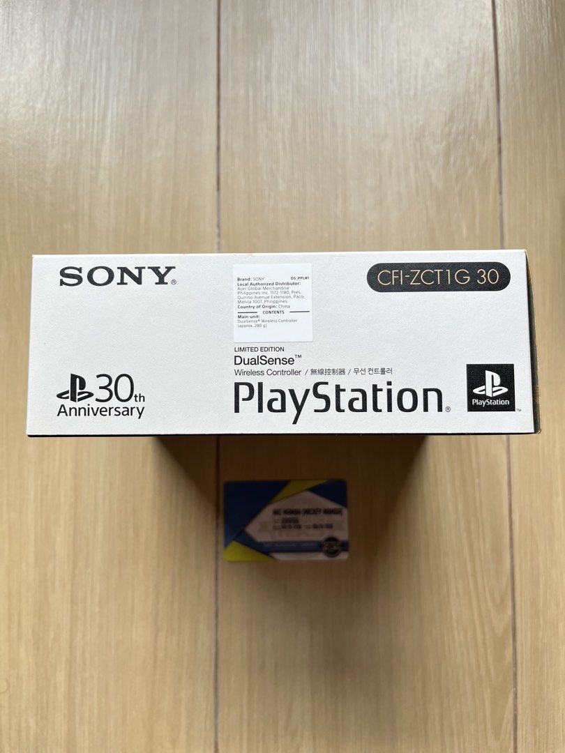 Sony PlayStation 5 DualSense® Wireless Controller - 30th Anniversary Limited Edition (Category: Controllers) located in Taguig. Submitted by micmamba24 (Listing ID 1441849005, Image 2). Description: FOR SALE ONLY (NO TRADES/SWAPS): BRAND NEW/SEALED AUTHENTIC/ORIGINAL/LEGIT FROM GAMEXTREME (COMES WITH PAPER BAG) Sony PlayStation 5 DualSense® Wireless Controller - 30th Anniversary Limited Edition P10,000 only RFS: Decluttering Meetups: Makati or BG