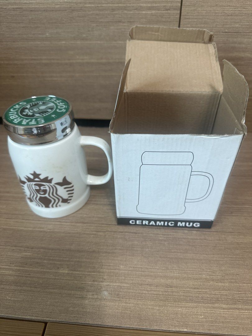 Starbucks Ceramic Mug with Lid