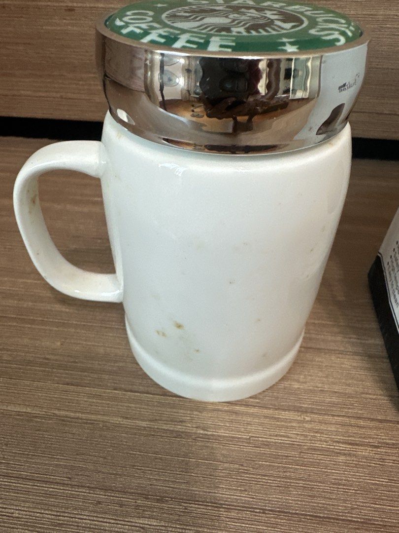 Starbucks Ceramic Mug with Lid493681038674503681