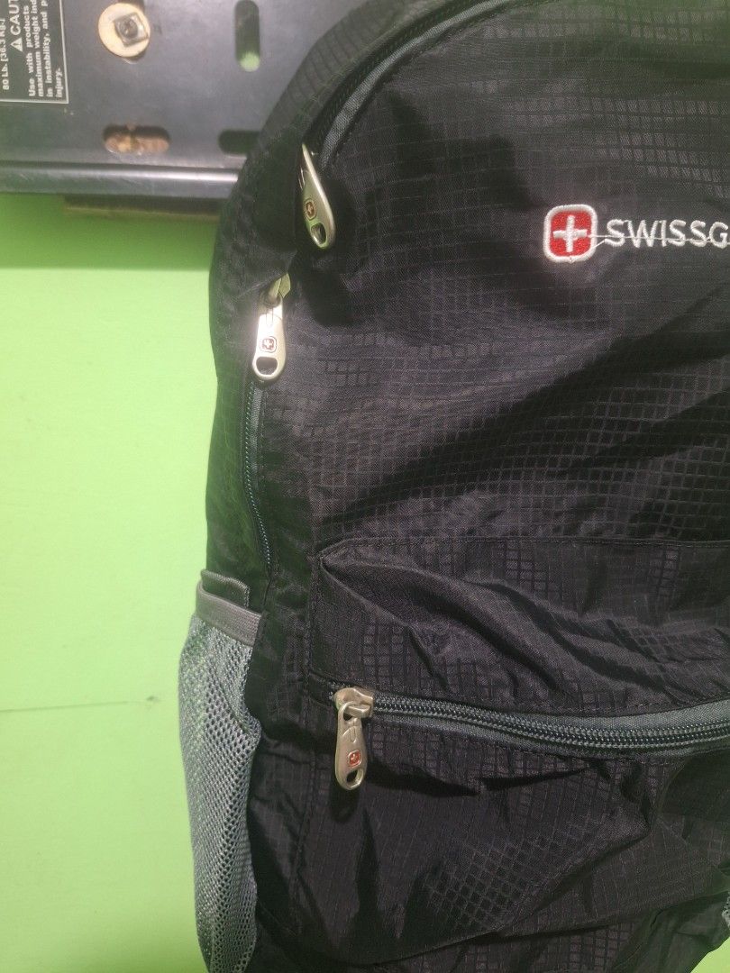 SwissGear Packable Bagpack (Category: Backpacks) located in Palayan City. Submitted by erae_lf (Listing ID 1446314911, Image 3). Description: Brand New 20L Packable Bagpack Lightweight Water Resistant Location Palayan City Nueva Ecija.