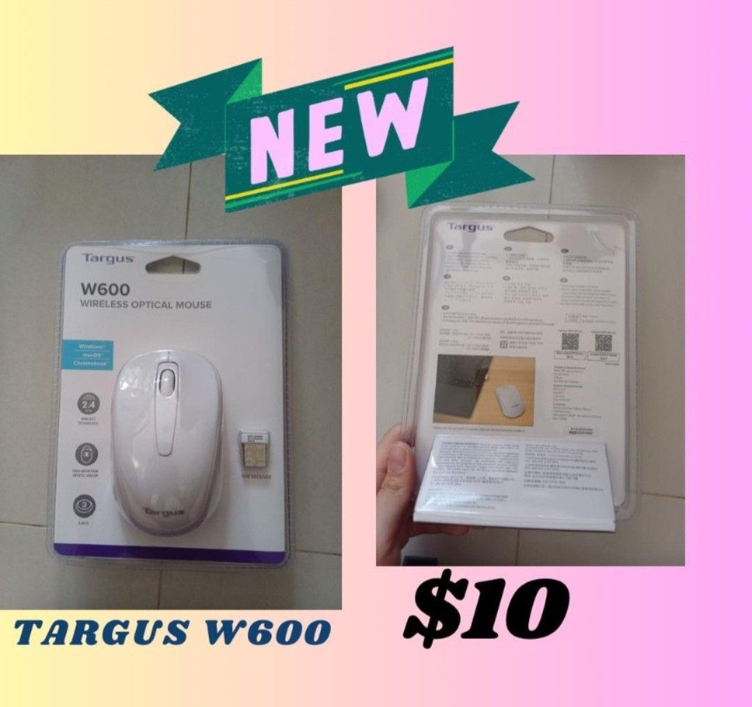 Targus W600 Wireless Optical Mouse493881204126535680