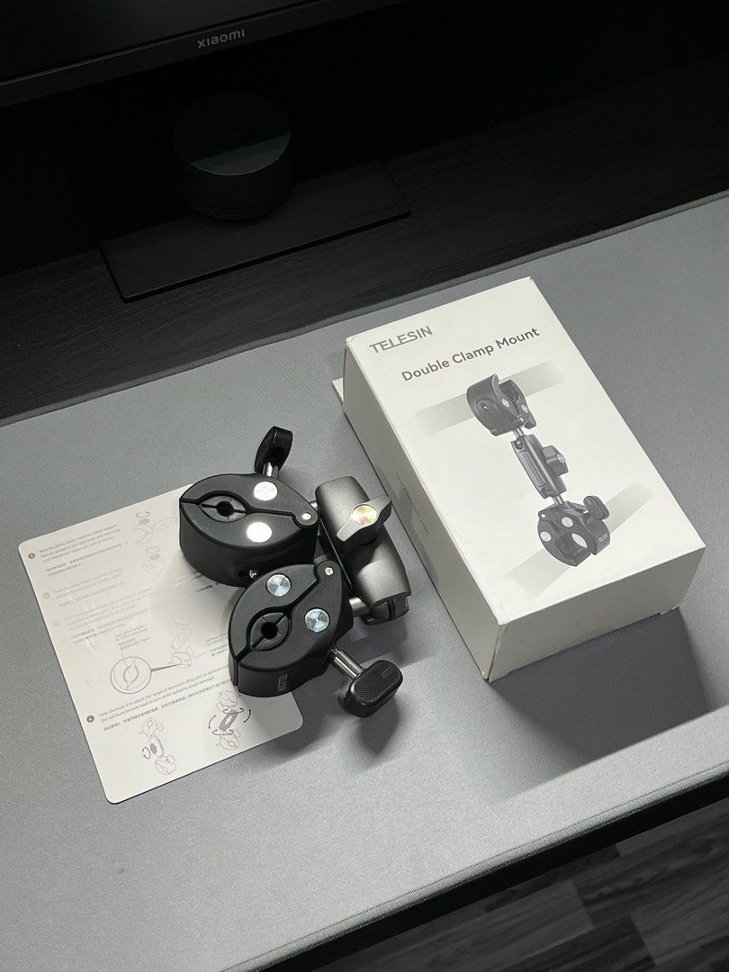 Telesin Double Clamp Mount 360 Rotation (Category: Tripods & Monopods) located in Malabon City. Submitted by enricogomez (Listing ID 1446272747, Image 2). Description: .