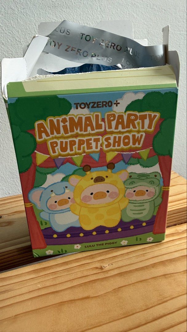 TOYZEROPLUS Animal Party Puppet Show Lulu The Piggy Koala (Category: Toys & Games) located in Klang. Submitted by notthingsreal (Listing ID 1446229889, Image 2). Description: - Lulu The Piggy blind box Card ✅ Box ✅ Unsealed to check d. .