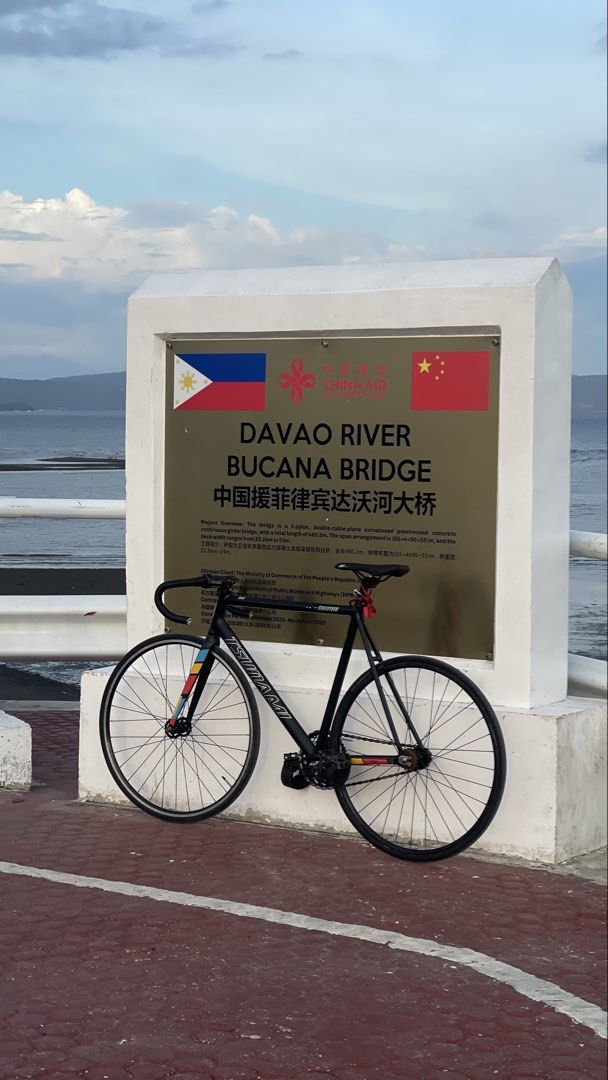 TSUNAMI SNM100 SIZE: LARGE FIXIE FIXED GEAR (Category: Bicycles) located in Davao. Submitted by matt_the03 (Listing ID 1446247901, Image 3). Description: Already in lowest price. Specs: Fixed and Freewheel available Frameset • Tsunami SNM100 size 54 • Aluminum alloy Cockpit • Truvativ stem 90mm • UNO Dropbar Saddle Area • Black Saddle • 777 alloy seatpost 27.2 Drivetrain • Skeace crankset 49T square taper • Peanut chain • 17T fixed cog • 18T free