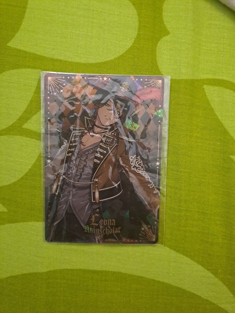 Twisted Wonderland Leona Cards (Category: Raw Singles) located in Manila. Submitted by sunarinnie_ (Listing ID 1446341162, Image 3). Description: - 100 EACH - 400 TAKE ALL - mop: gcash - mod: j&t, lalamove (sf will be shouldered by buyer).