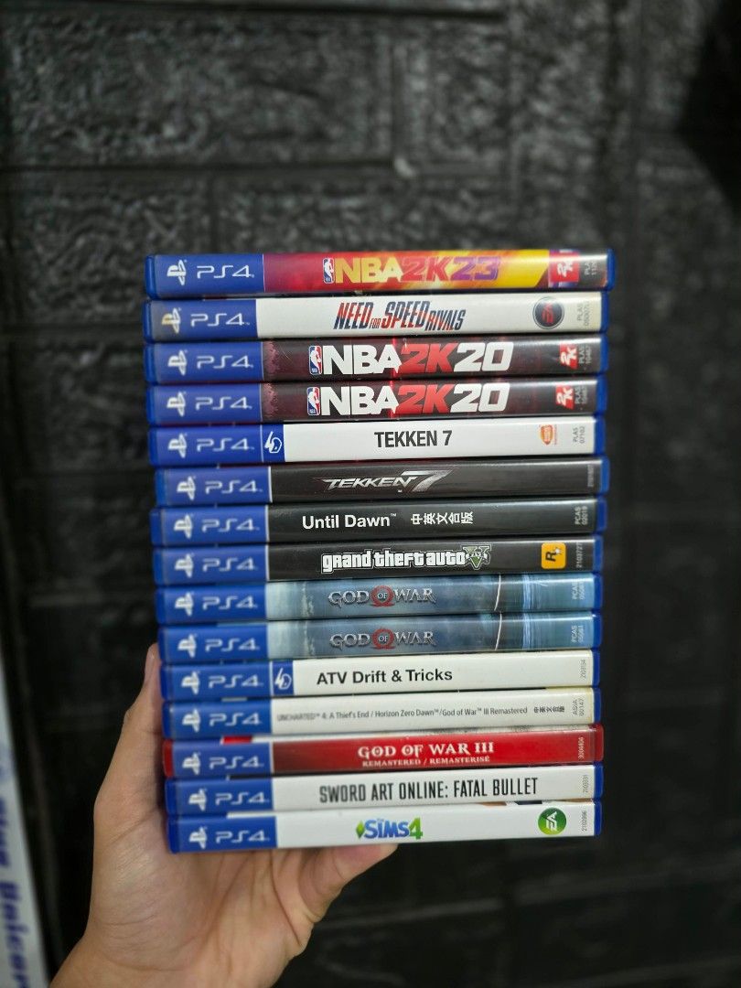 USED PS4 GAME / GOW / TEKKEN / NBA2K20 / GTA / SIMS (Category: PlayStation) located in Manila. Submitted by mikkolosg20176 (Listing ID 1446178309, Image 1). Description: FOR SALE USED PS4 GAMES Price Range: 400 - 800 Comment or PM lang po Can do Lalamove or Pick Up Gcash or COD Payment Same day delivery! Pin Location: Amelia Residence Taguig Thanks Admin 💕.