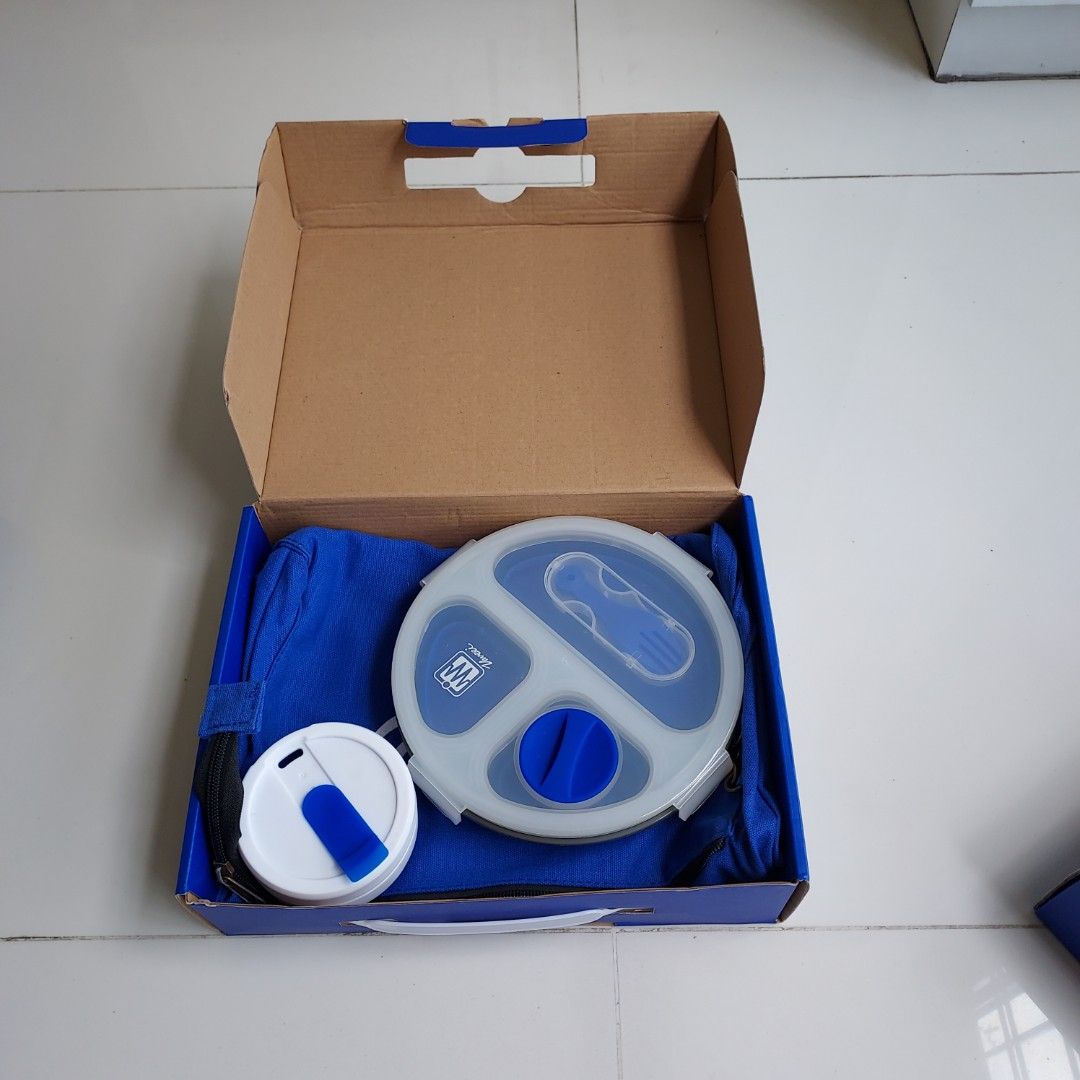 Uvee Portable Collapsible Lunch Box Set with Bag494083024586680321